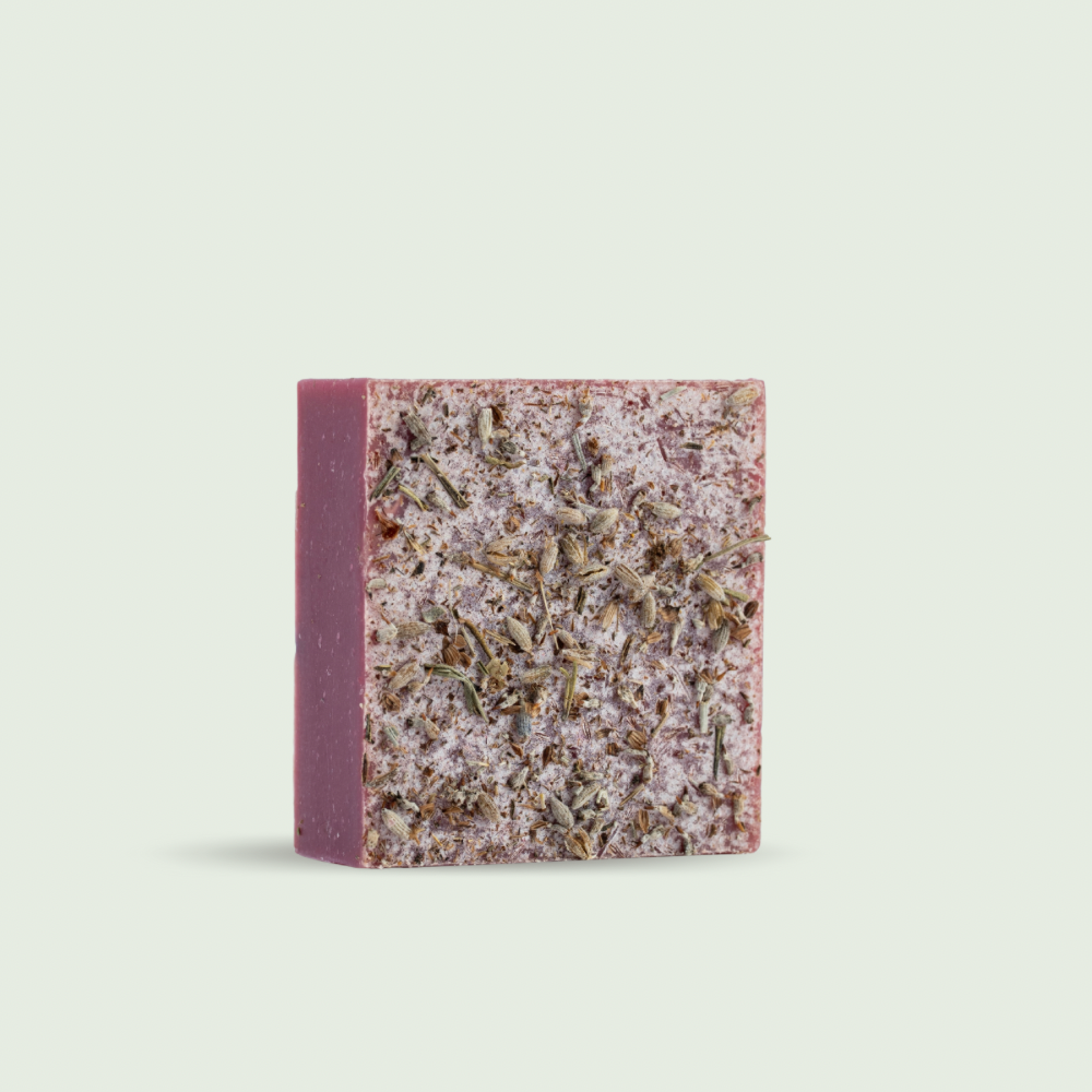 Lavender Calm Body Soap Bar for Sensitive Skin, Shea-Rich, 120g