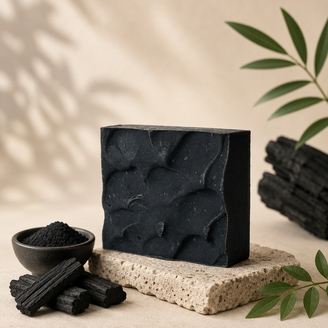 Charcoal Detox Face Soap Bar for Oily Skin , 120g