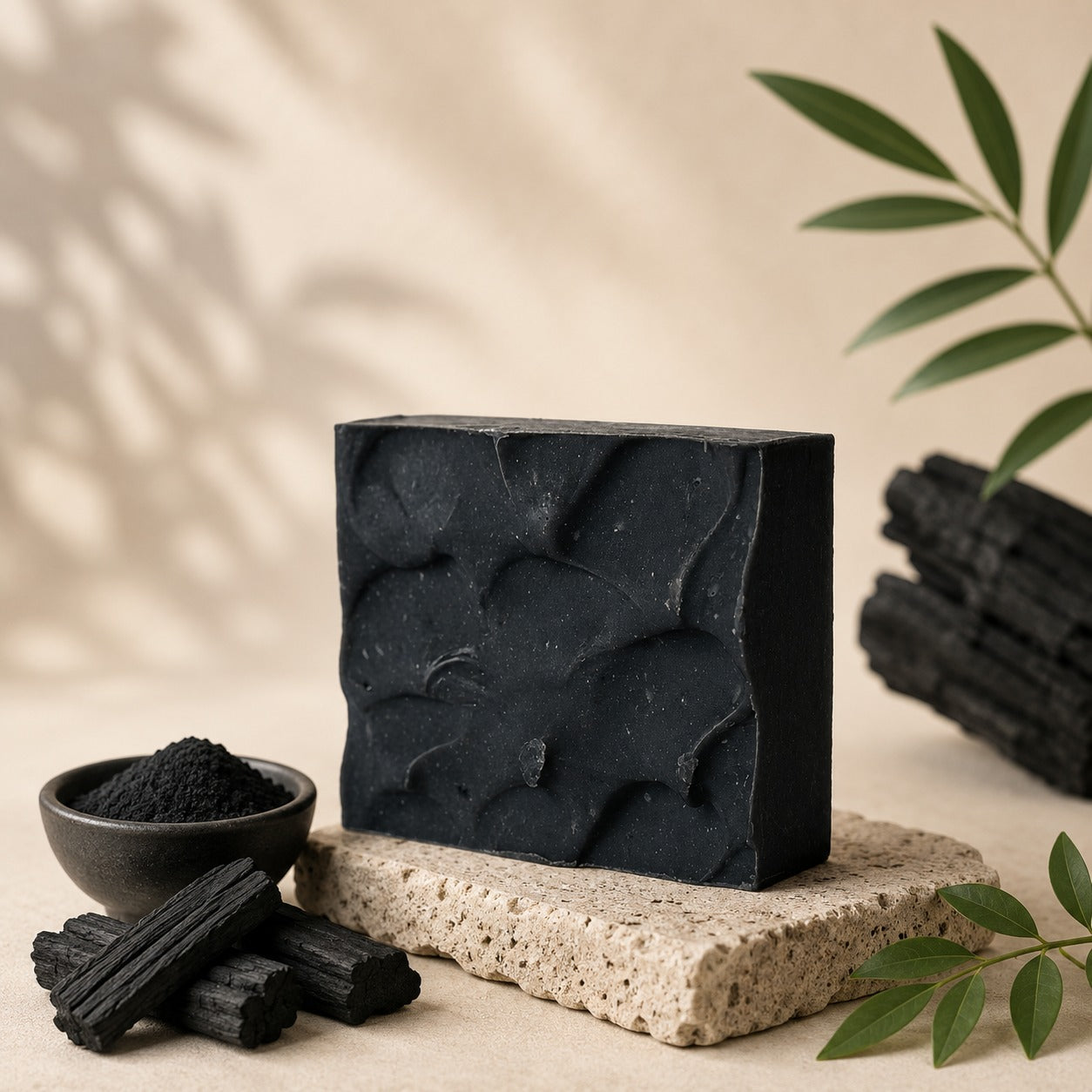 Charcoal Detox Face Soap Bar for Oily Skin , 120g