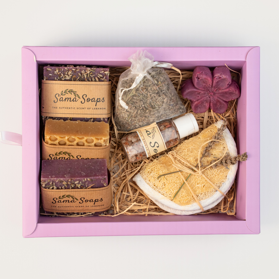 Lavender &amp; Honey Gift Box Body Soap Set